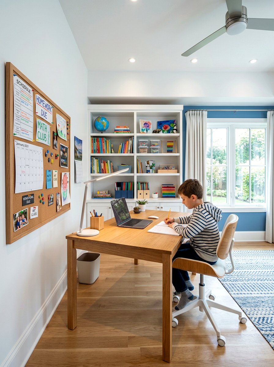 Kids Study Room - 30 Pinterest kids room ideas