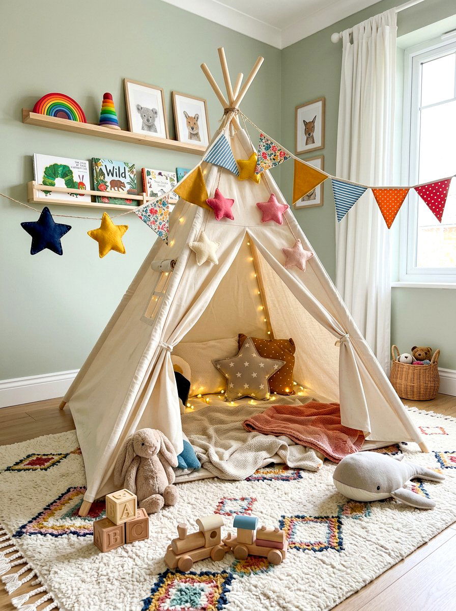 Kids Teepee Garland - 30 garland styling ideas
