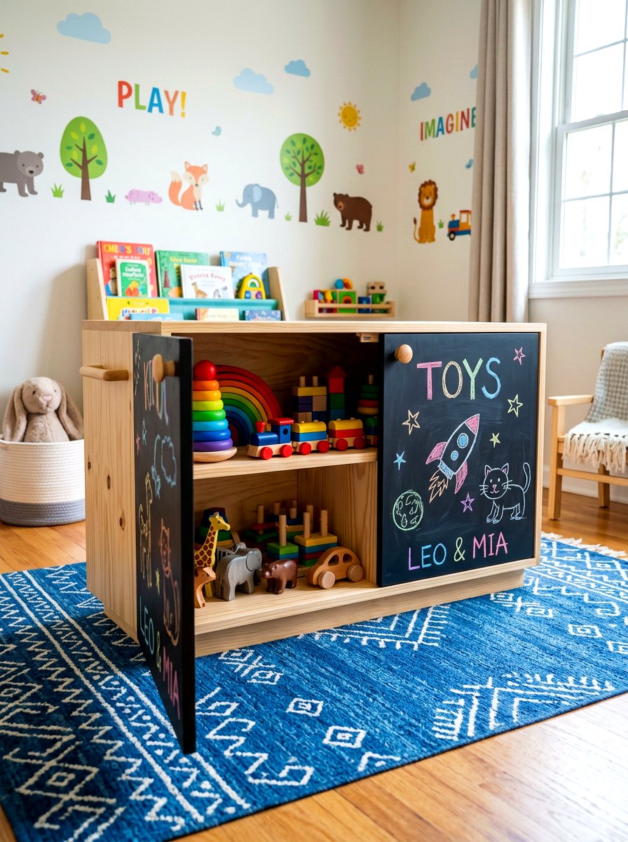 Kids Toy Box - 30 repurposed cabinet ideas