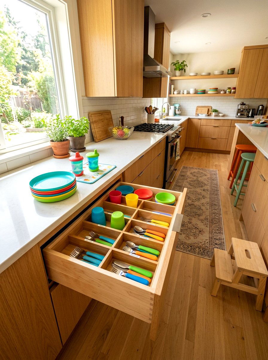 Kids Utensil Storage - 30 utensil drawer ideas