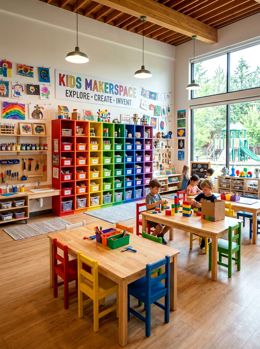 Kids maker space - 30 maker space ideas