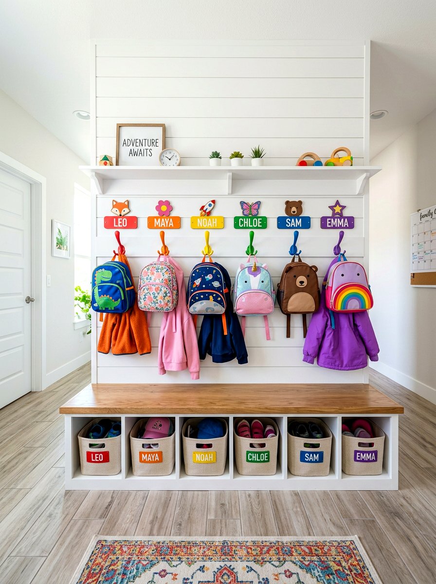 Kids mudroom organization - 30 organizing a mudroom ideas
