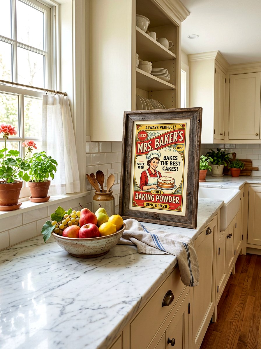 Kitchen Art Frame - 30 leaning art wall ideas