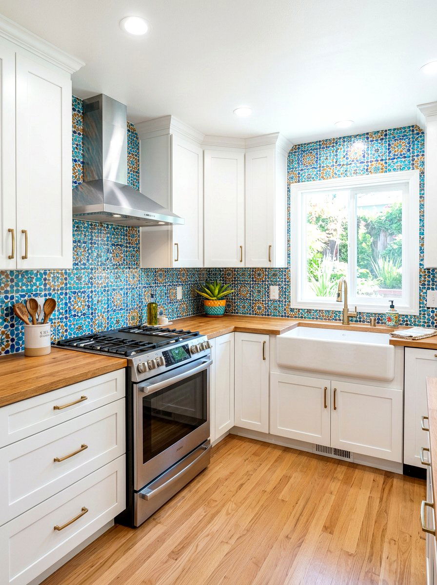 Kitchen Backsplash Wallpaper - 30 removable wallpaper room ideas