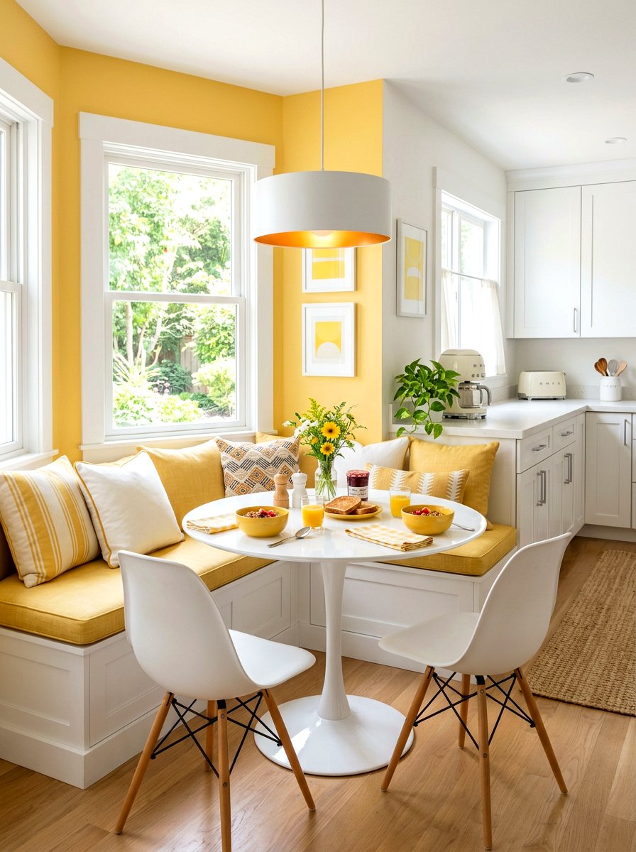 Kitchen Breakfast Nook - 30 camera ready home styling ideas