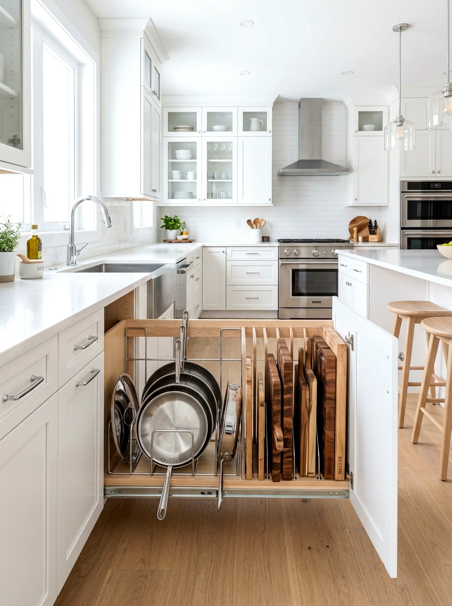 Kitchen Cabinet Divider - 30 apartment organization reset ideas
