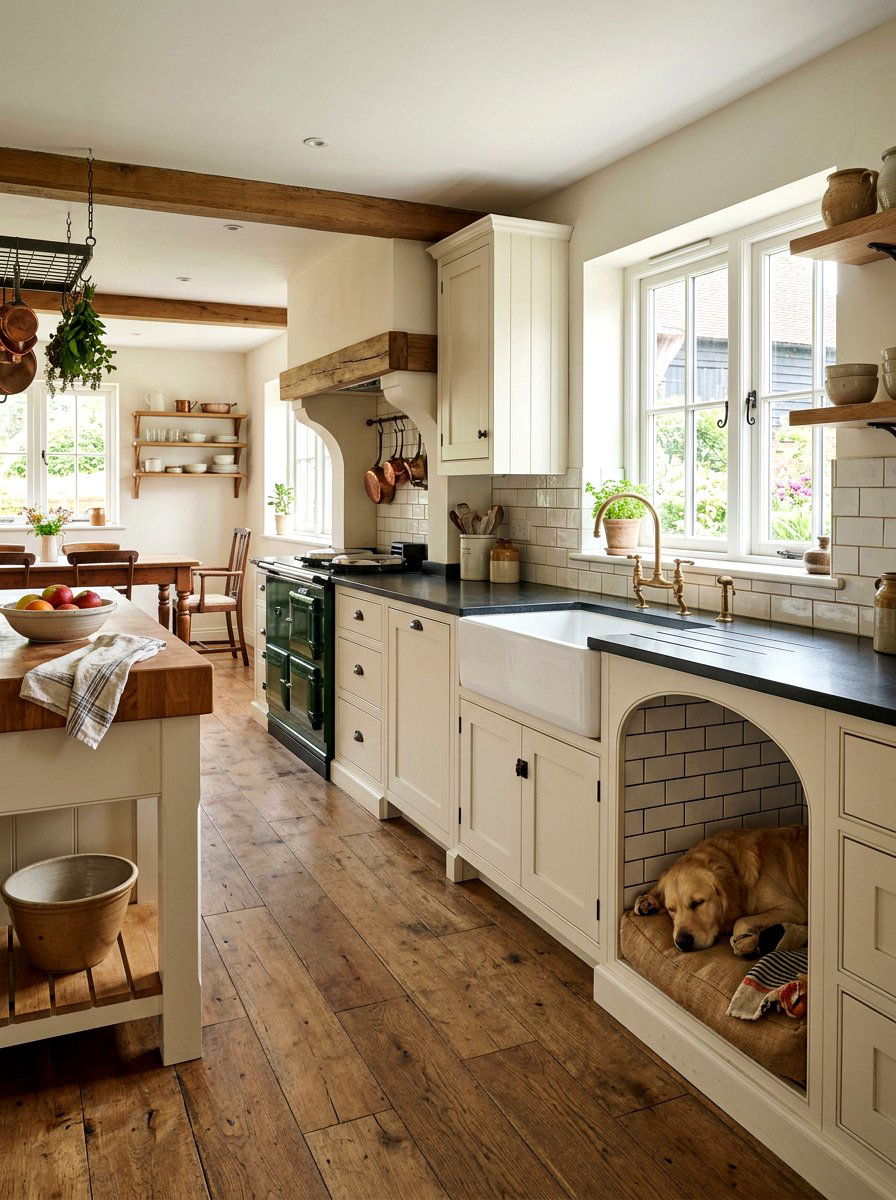 Kitchen Cabinet Dog Nook - 30 built in dog nook ideas