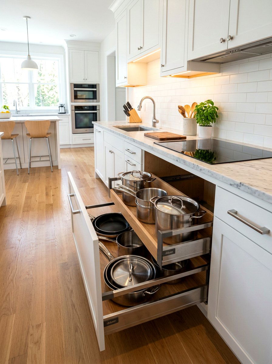 Kitchen Cabinet Pull Out - 30 smart storage home ideas