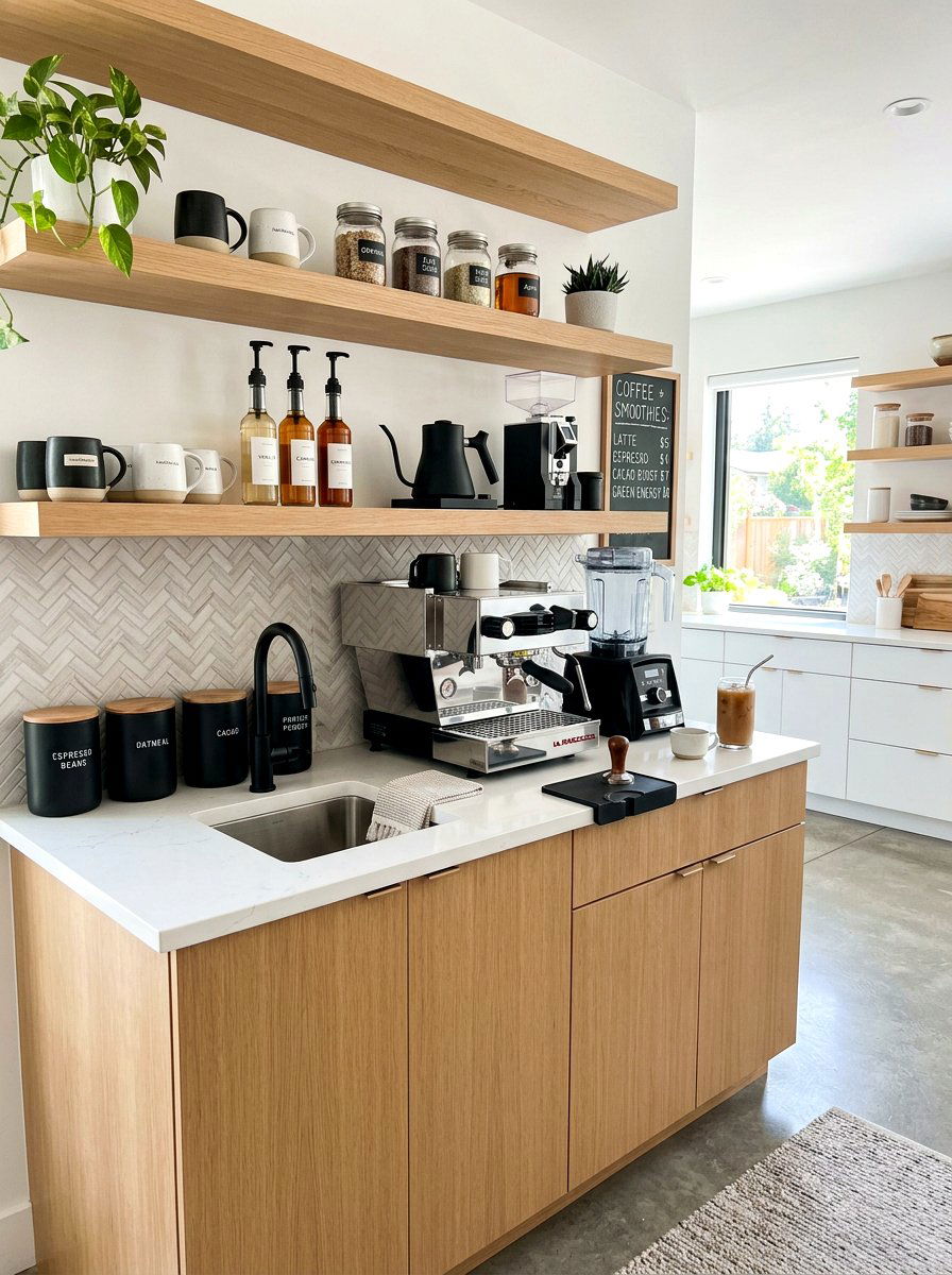 Kitchen Coffee Smoothie Bar - 30 smoothie station kitchen ideas