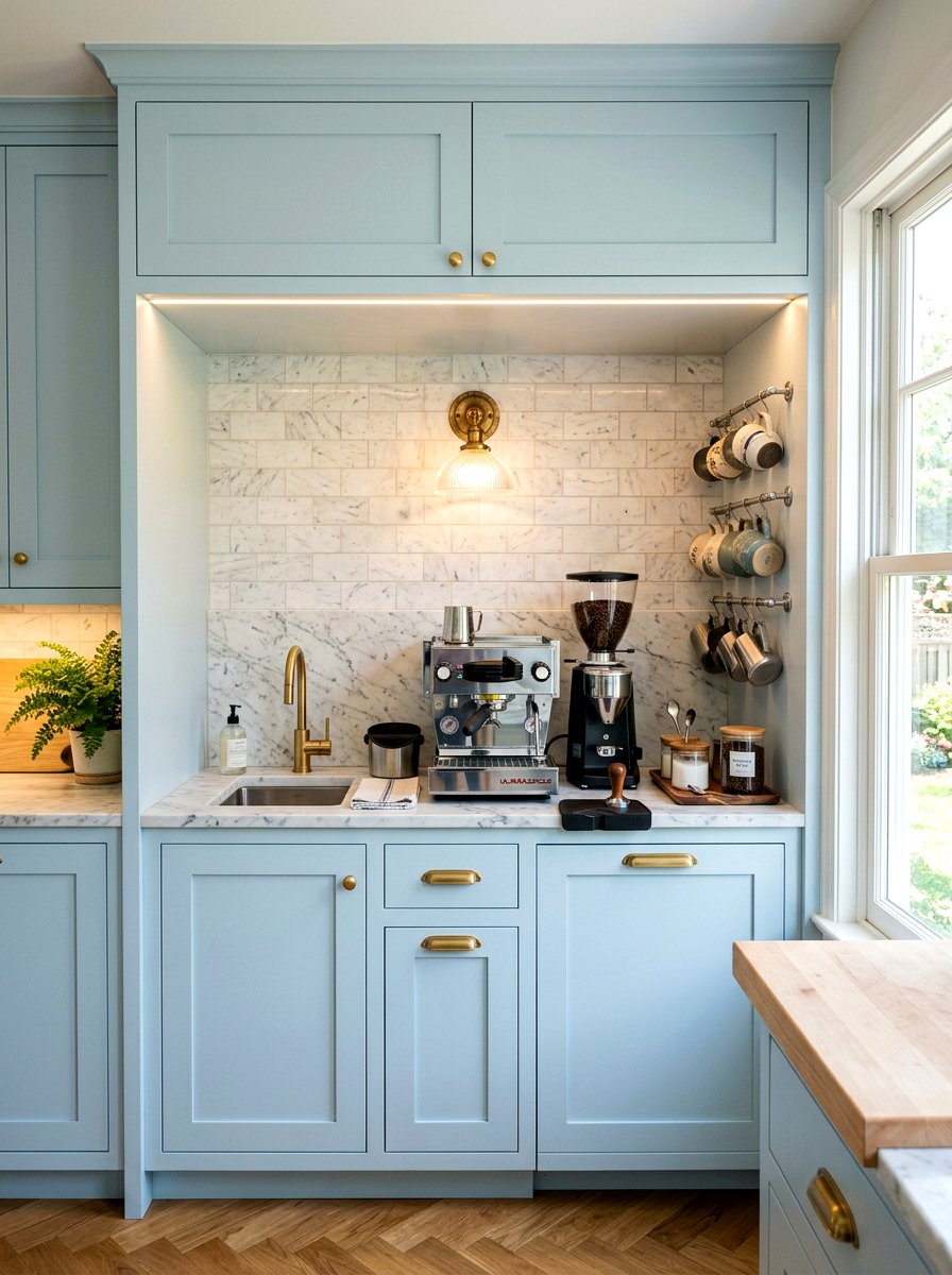 Kitchen Coffee Station - 30 Pinterest kitchen ideas