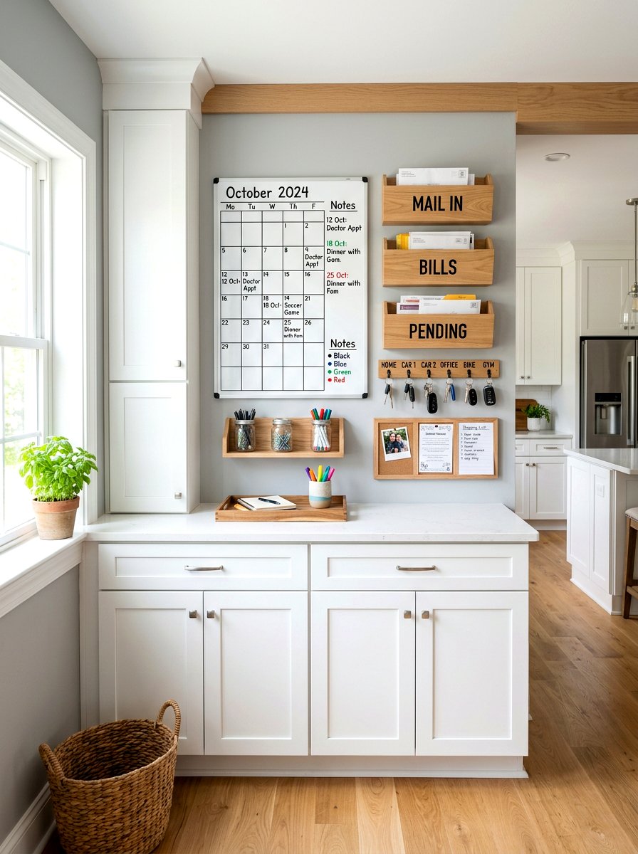 Kitchen Command Center - 30 command center ideas