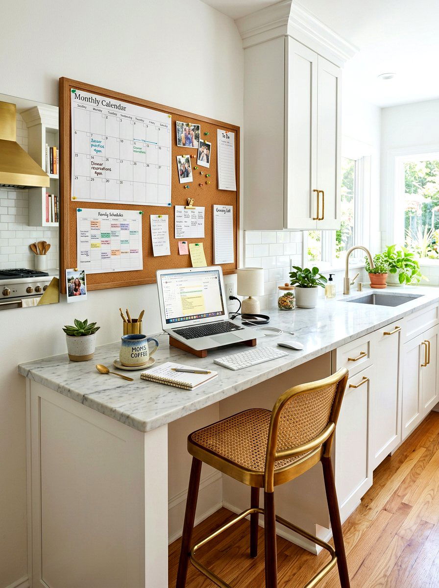 Kitchen Command Center - 30 office nook ideas