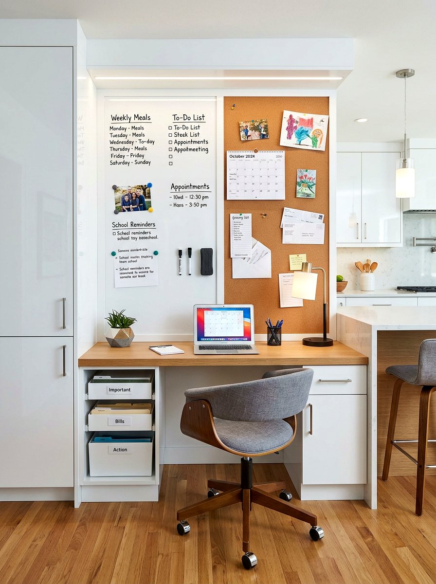 Kitchen Command Center - 30 drop zone ideas