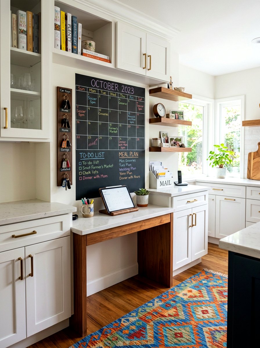 Kitchen Command Center - 30 kitchen desk nook ideas