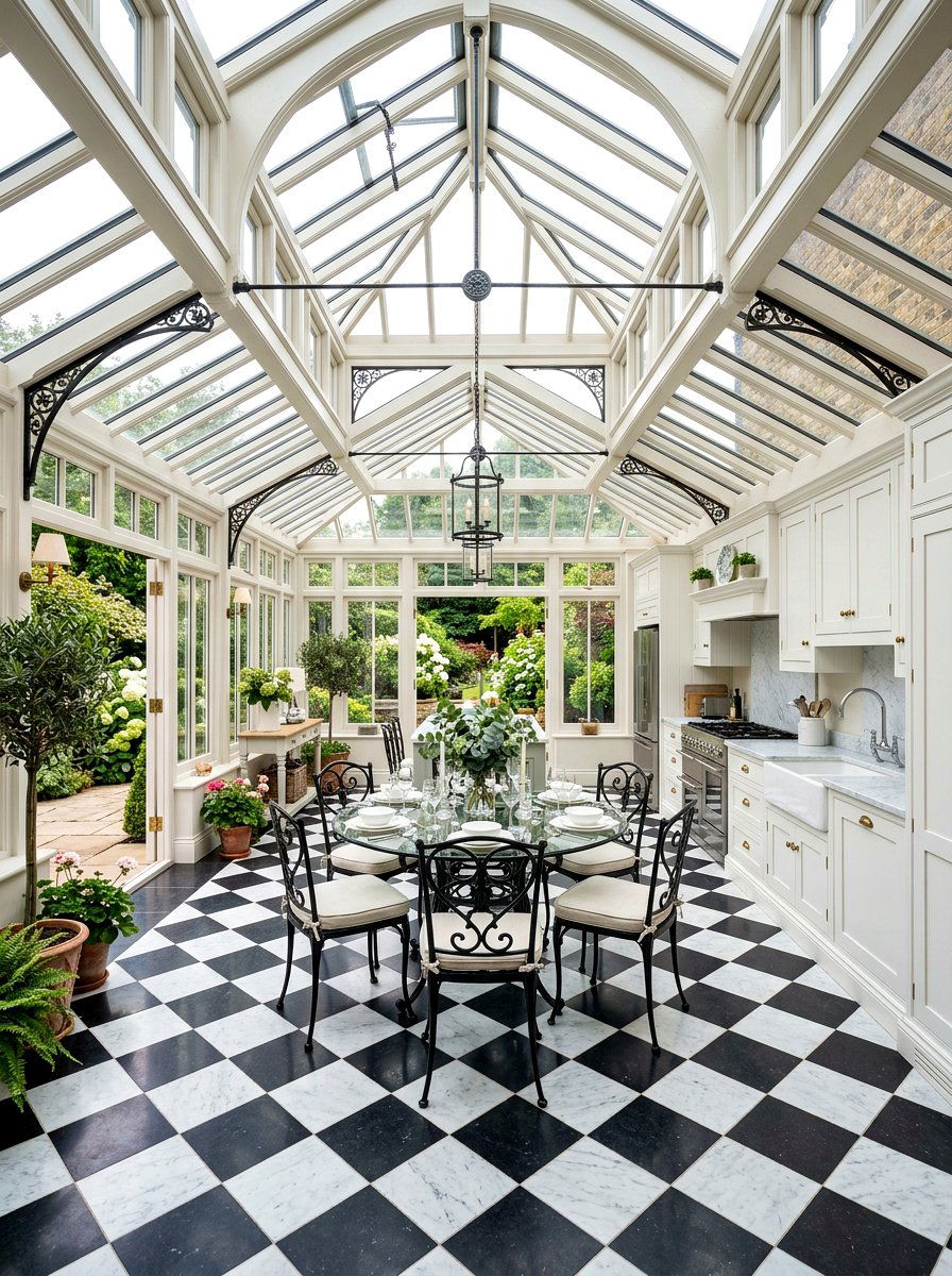 Kitchen Conservatory Extension - 30 indoor outdoor breakfast room ideas