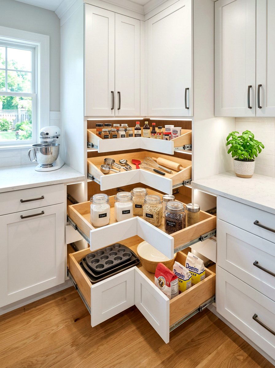 30 Corner Pantry Ideas to Create More Storage in Any Kitchen