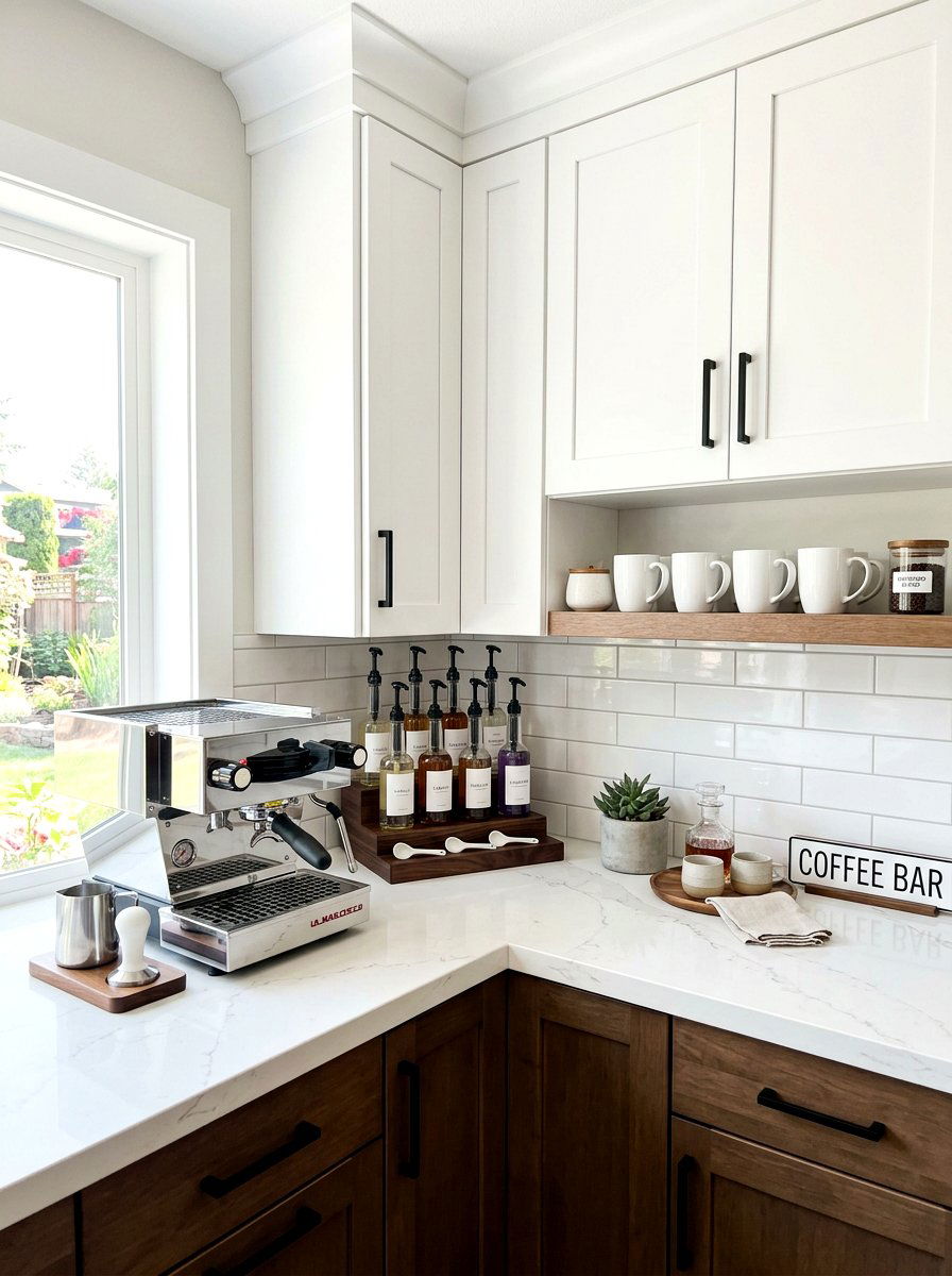 Kitchen Counter Coffee Bar - 30 home cafe ideas