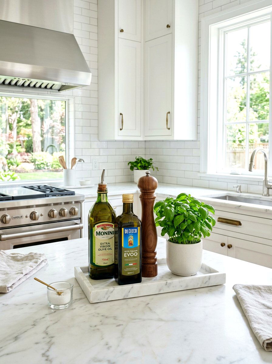 Kitchen Counter Marble Tray - 30 marble tray styling ideas