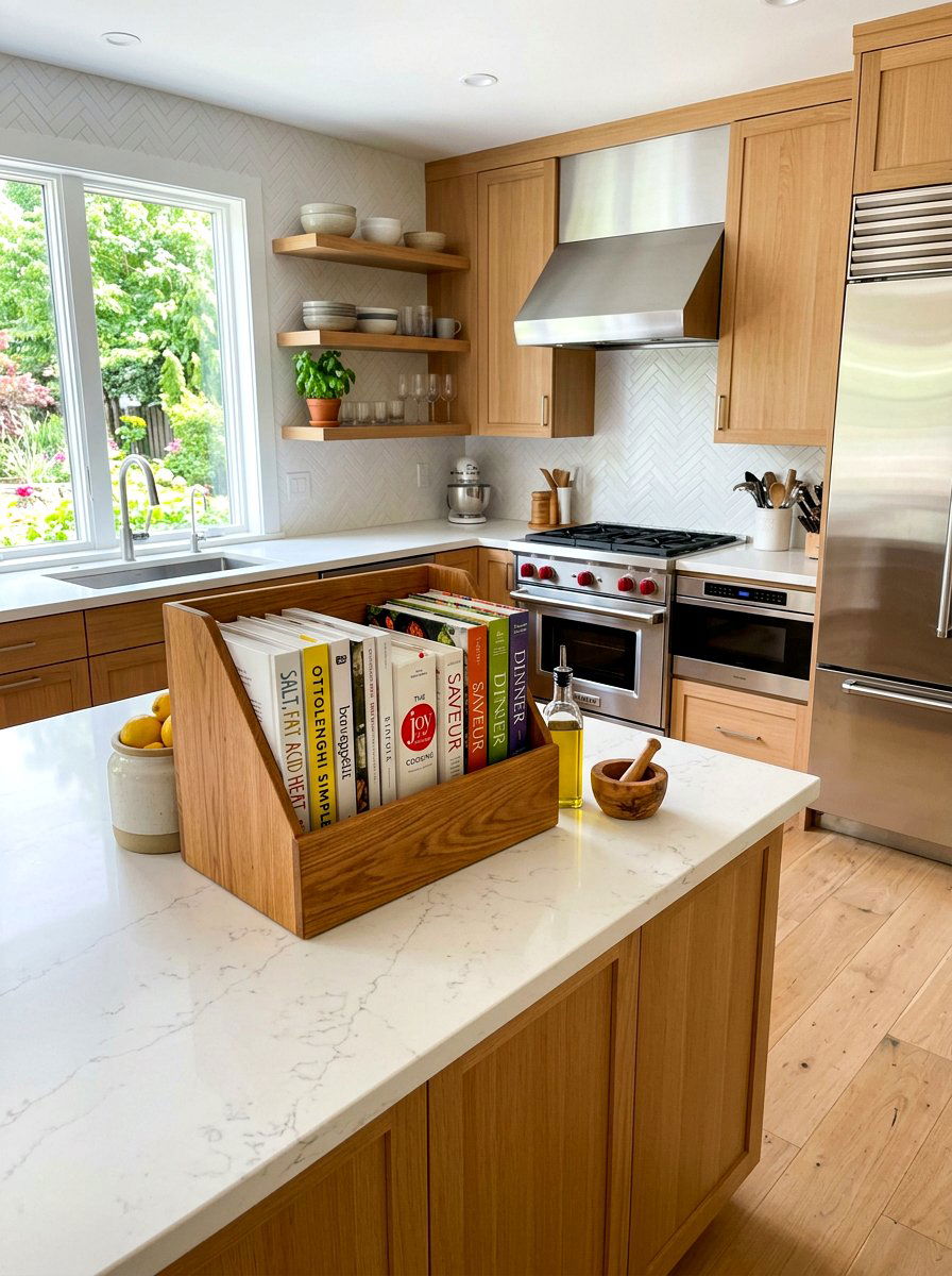 Kitchen Countertop Magazine Holder - 30 magazine rack decor ideas
