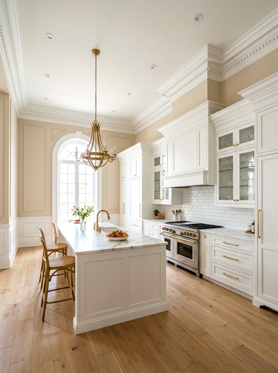 Kitchen Crown Molding - 30 traditional kitchen ideas