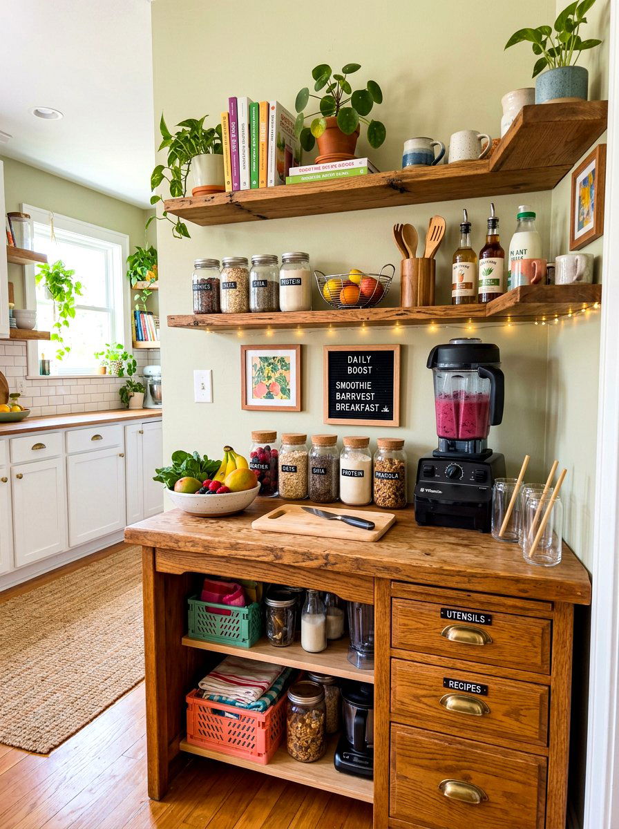 Kitchen Desk Conversion - 30 smoothie station kitchen ideas