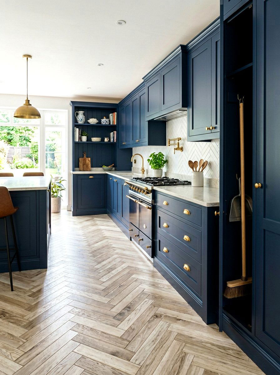 Kitchen End Panel Storage - 30 mop broom storage ideas