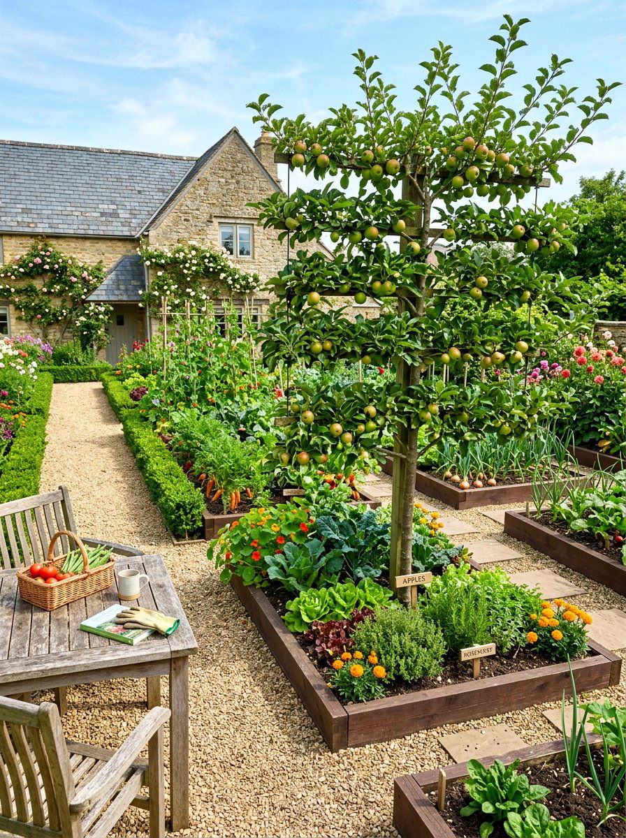 Kitchen Garden Fruit Tree - 30 espalier fruit tree wall ideas