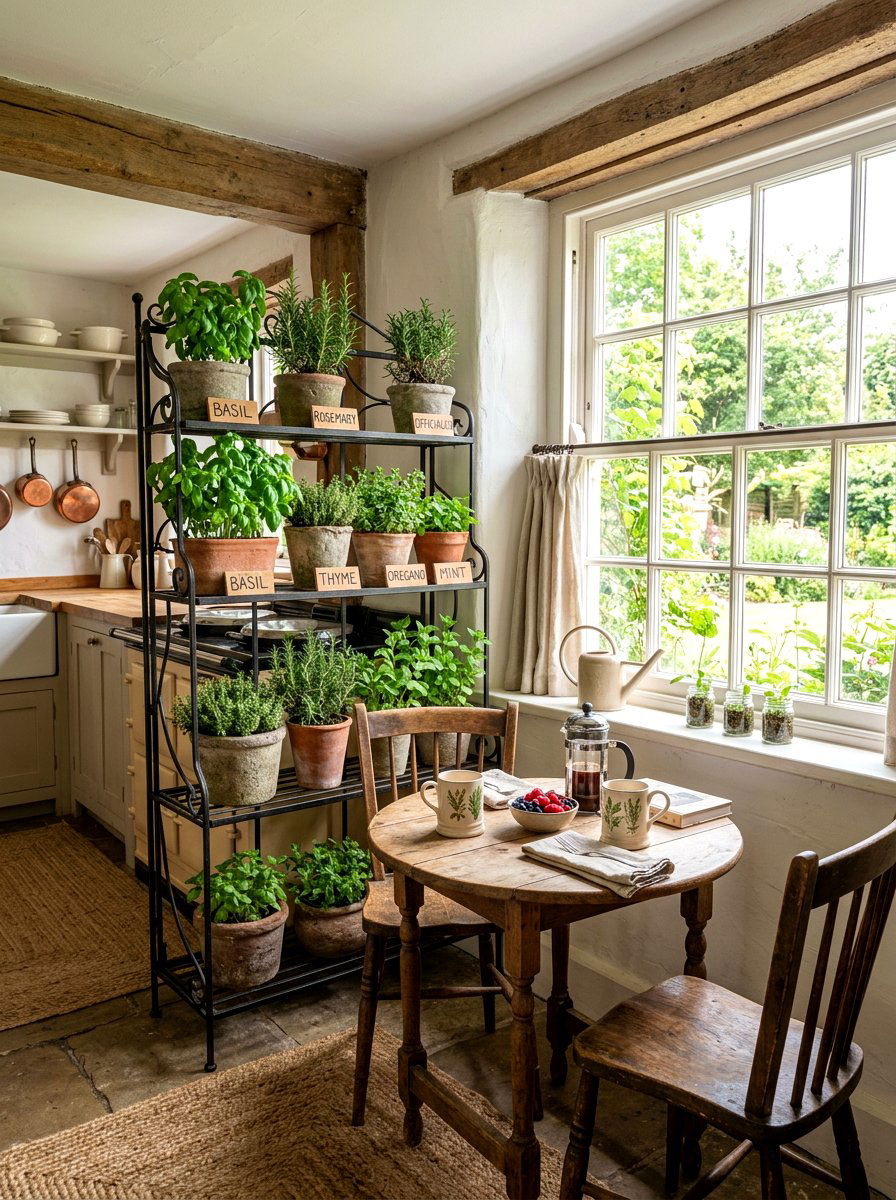 Kitchen Herb Garden - 30 indoor garden room ideas