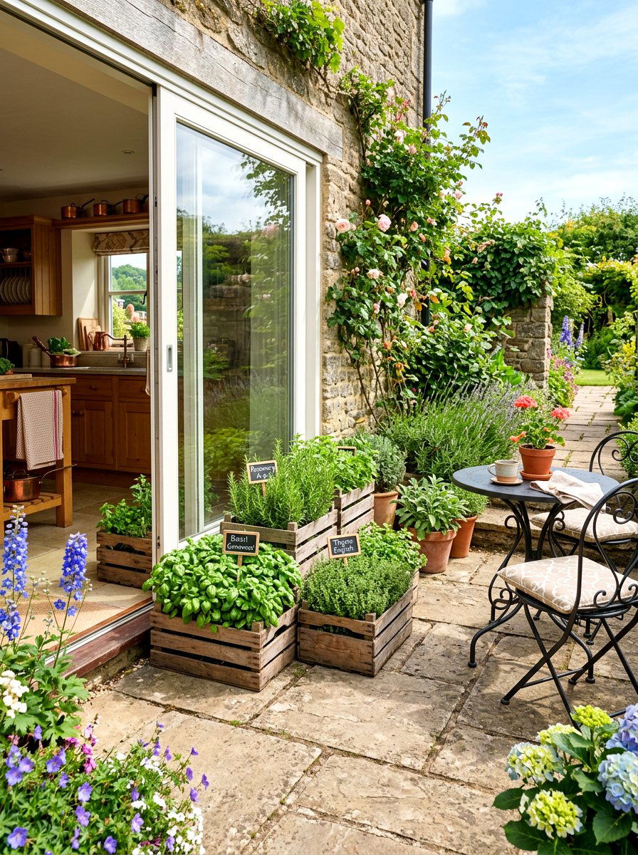 Kitchen Herb Garden - 30 organic vegetable garden ideas