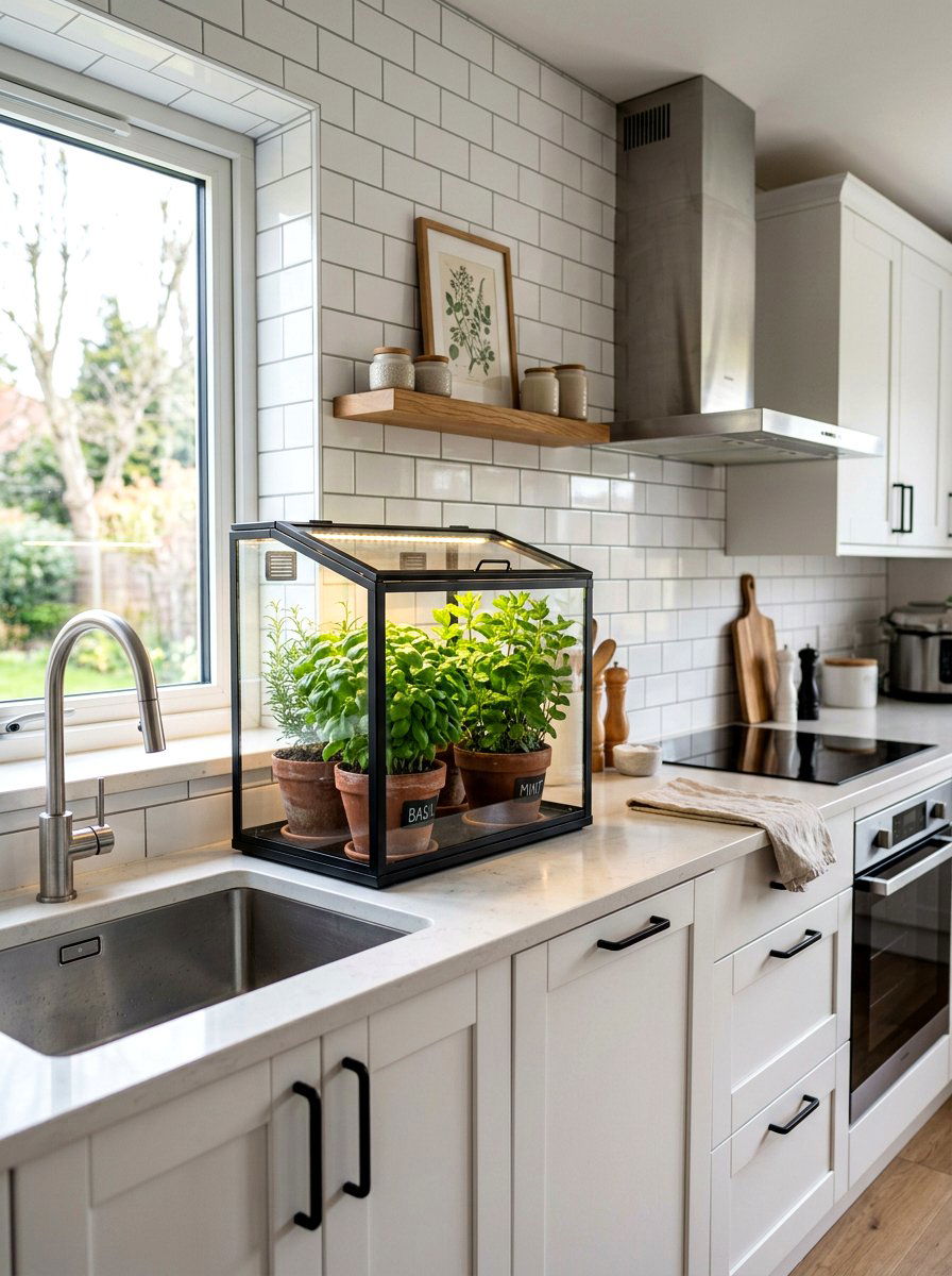 Kitchen Herb Greenhouse - 30 indoor greenhouse ideas