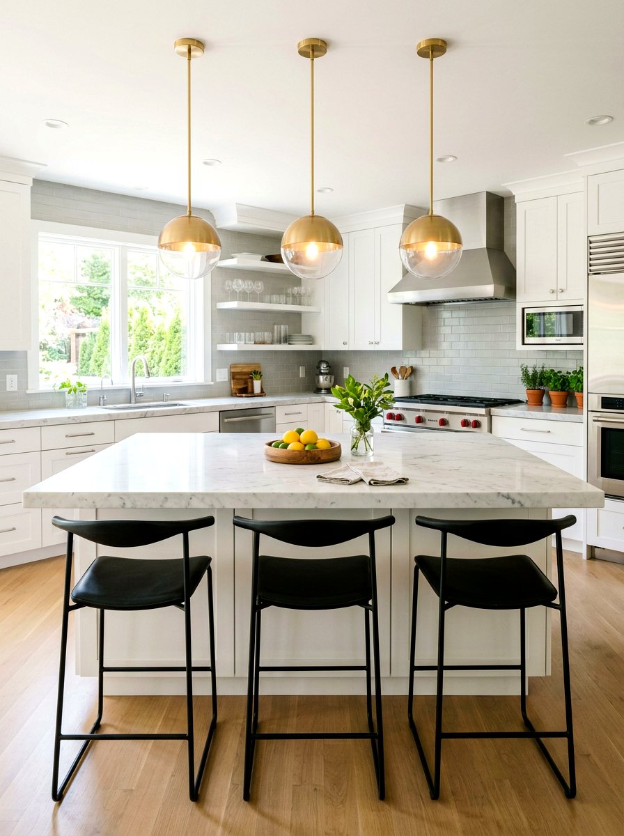 Kitchen Island Bar Seating - 30 multipurpose room ideas
