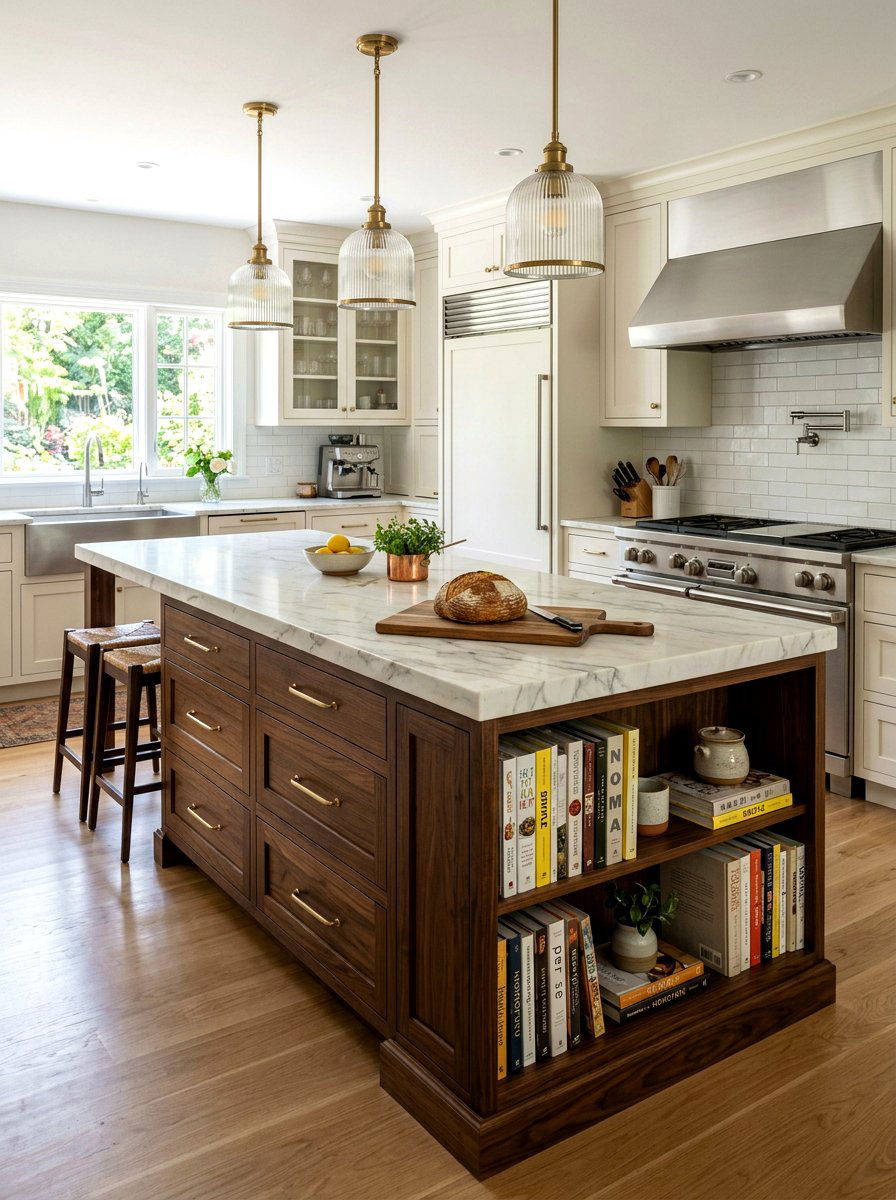 Kitchen Island Cabinet - 30 smart storage home ideas