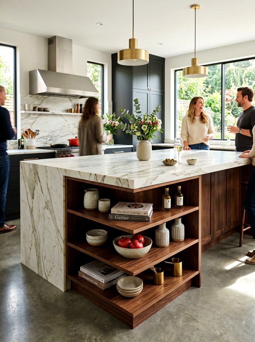 Kitchen Island Corner Storage - 30 blind corner cabinet ideas