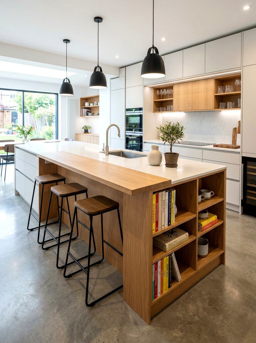 Kitchen Island Extension - 30 small space dining table ideas