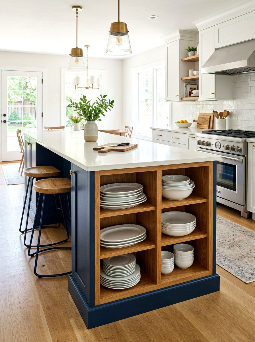 Kitchen Island Plate Storage - 30 plate display kitchen ideas