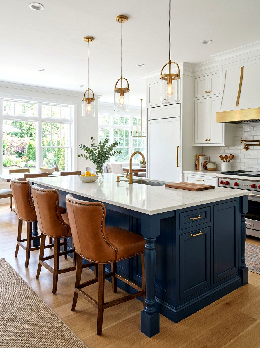Kitchen Island With Seating - 30 traditional kitchen ideas