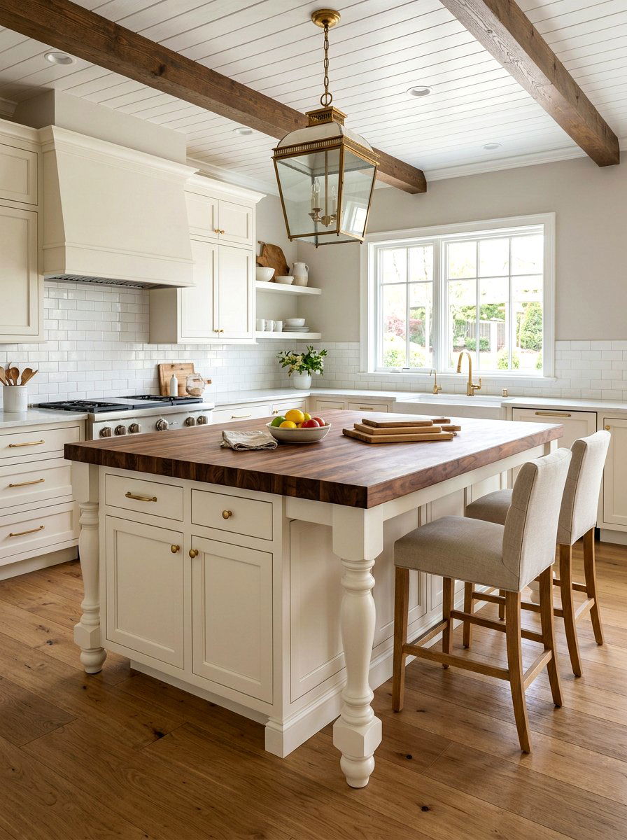 Kitchen Island With Turned Legs - 30 furniture style kitchen ideas