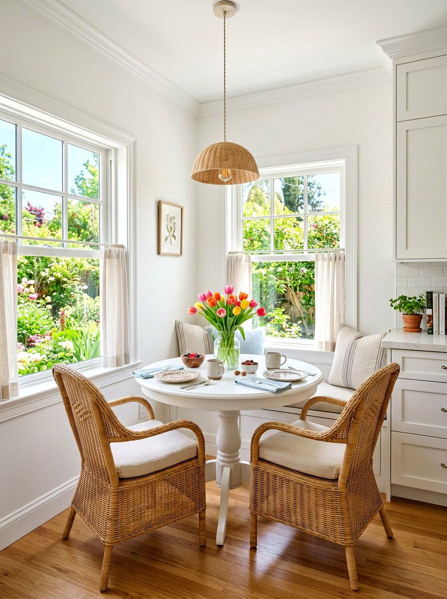Kitchen Nook Breakfast Table - 30 round breakfast table ideas