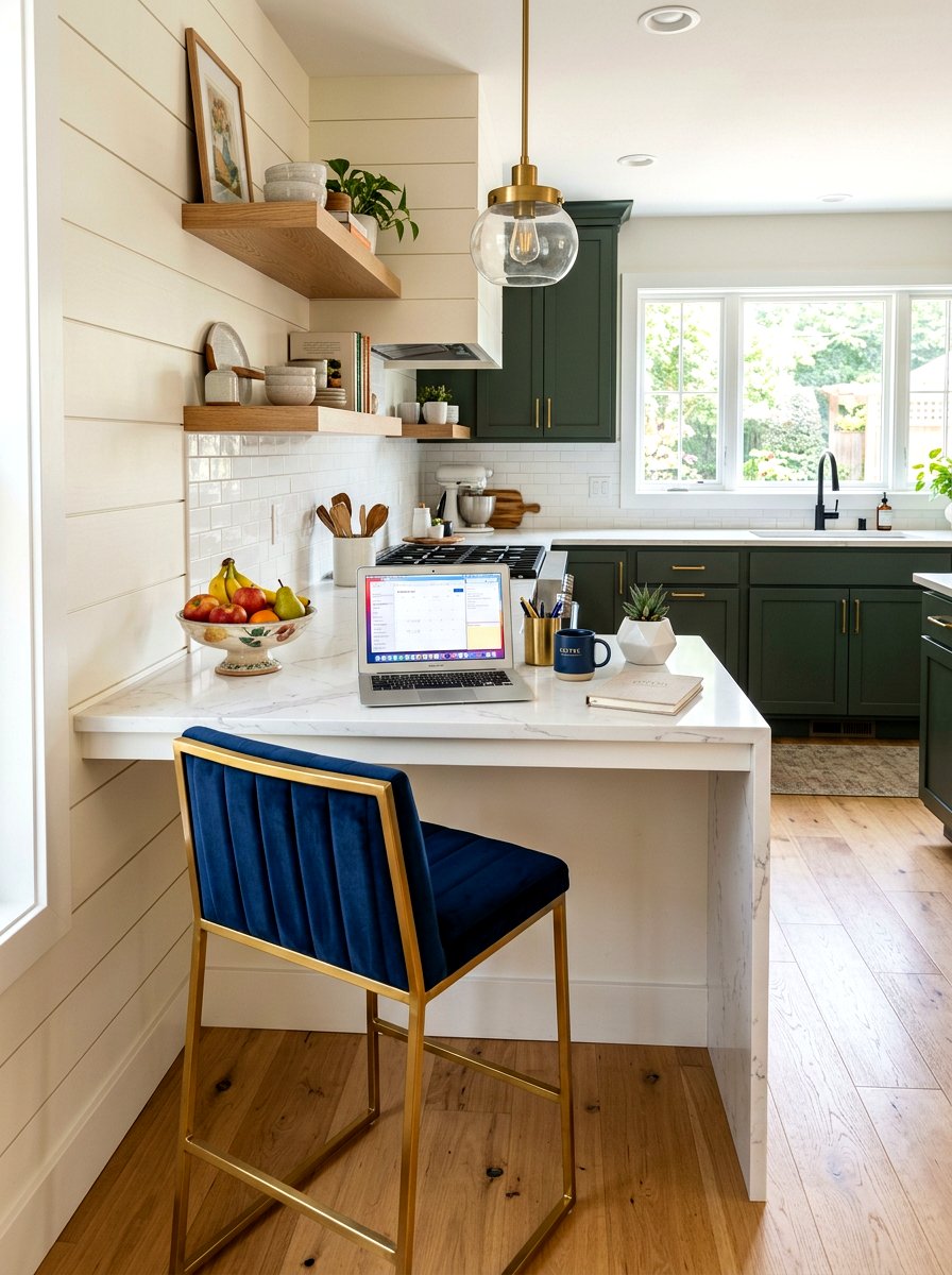 Kitchen Nook Desk - 30 office nook apartment ideas