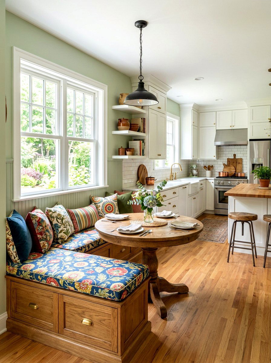 Kitchen Nook Storage Bench - 30 storage bench window seat ideas
