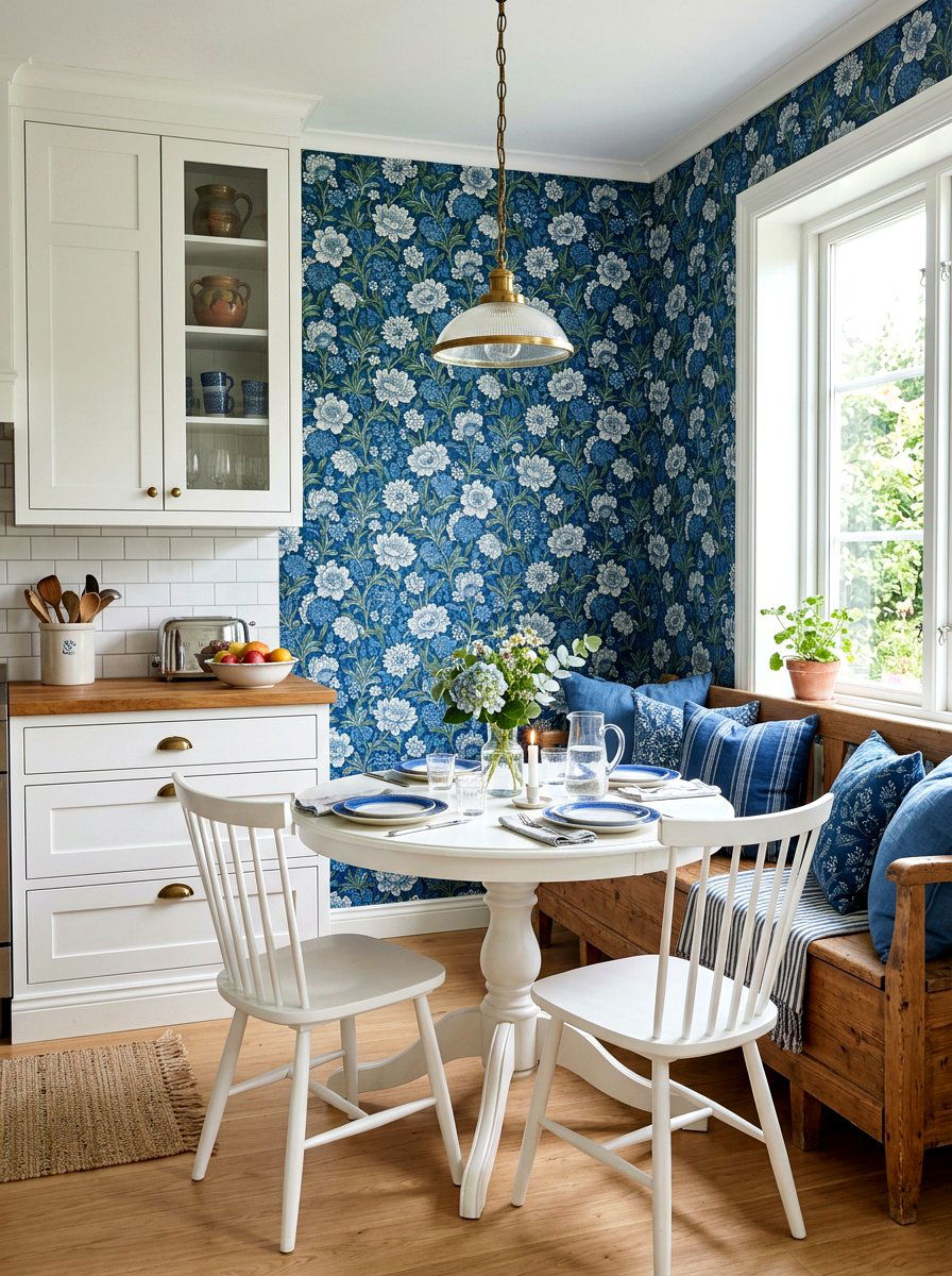 Kitchen Nook With Wallpaper - 30 kitchen nook ideas