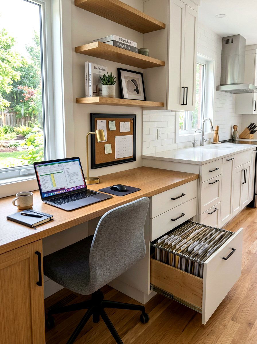 Kitchen Office Desk With File Drawers - 30 file drawer kitchen ideas