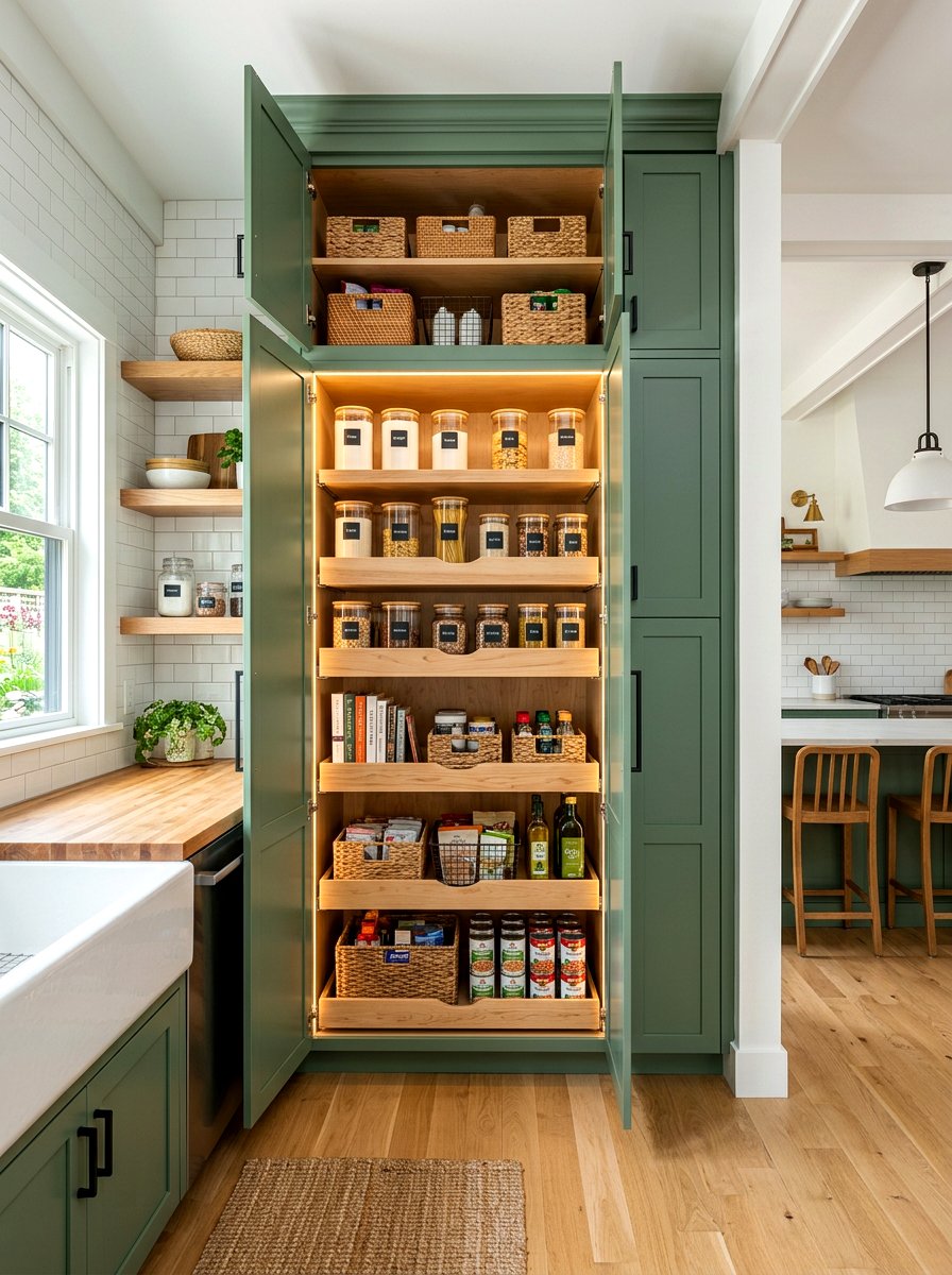 Kitchen Pantry Cabinet - 30 built in wall unit ideas