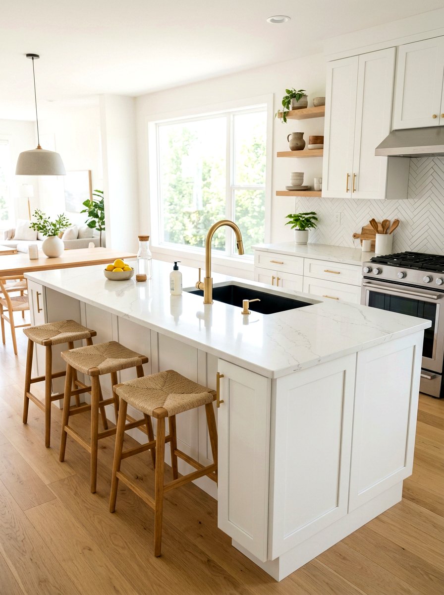 Kitchen Peninsula With Built In Sink - 30 kitchen peninsula ideas