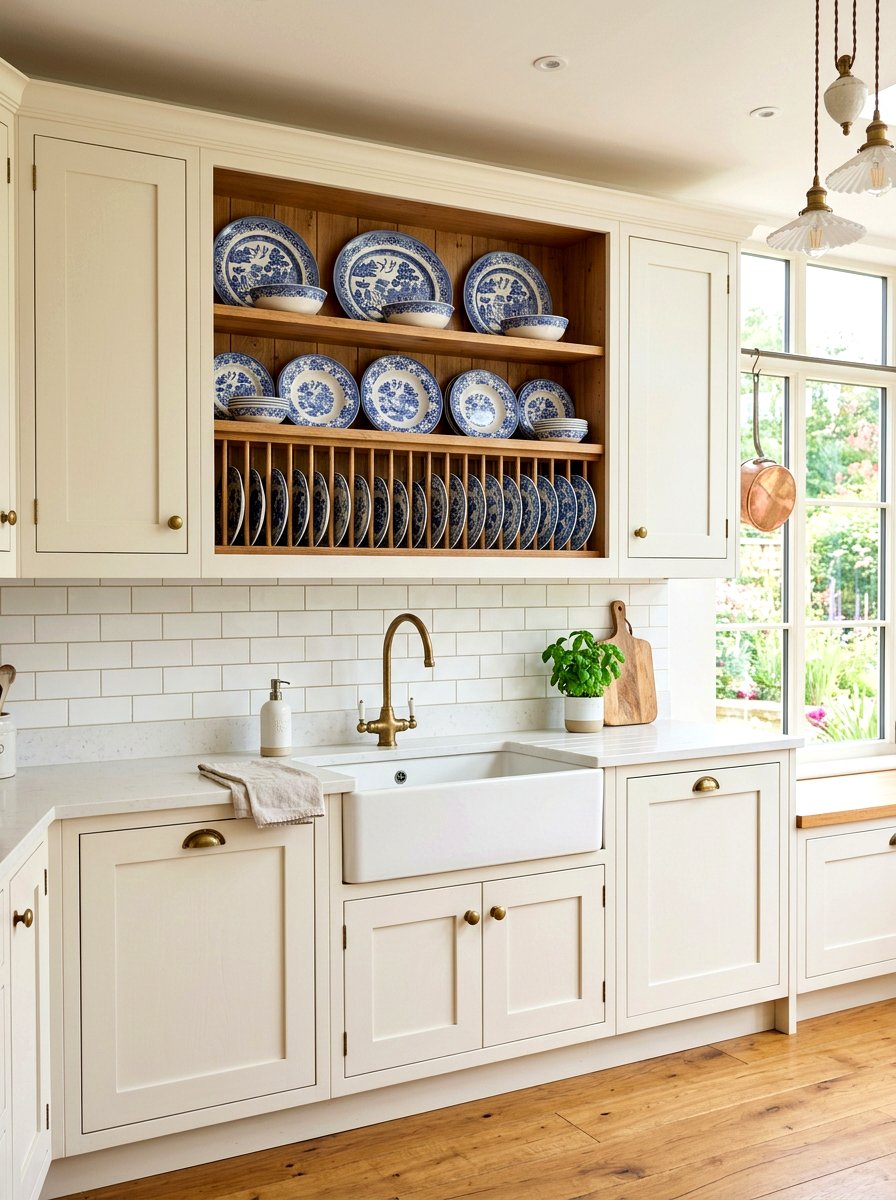 Kitchen Plate Rack - 30 traditional kitchen ideas