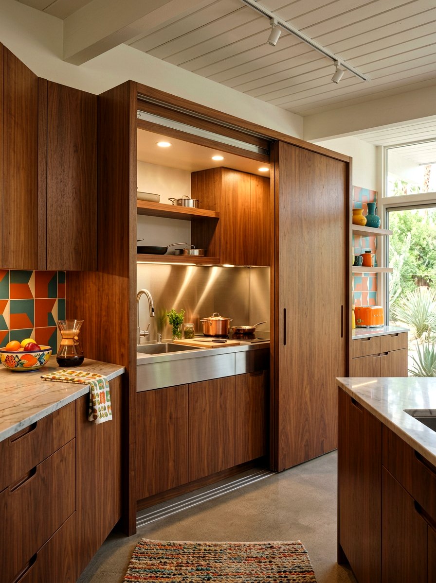 Kitchen Pocket Doors - 30 messy kitchen ideas