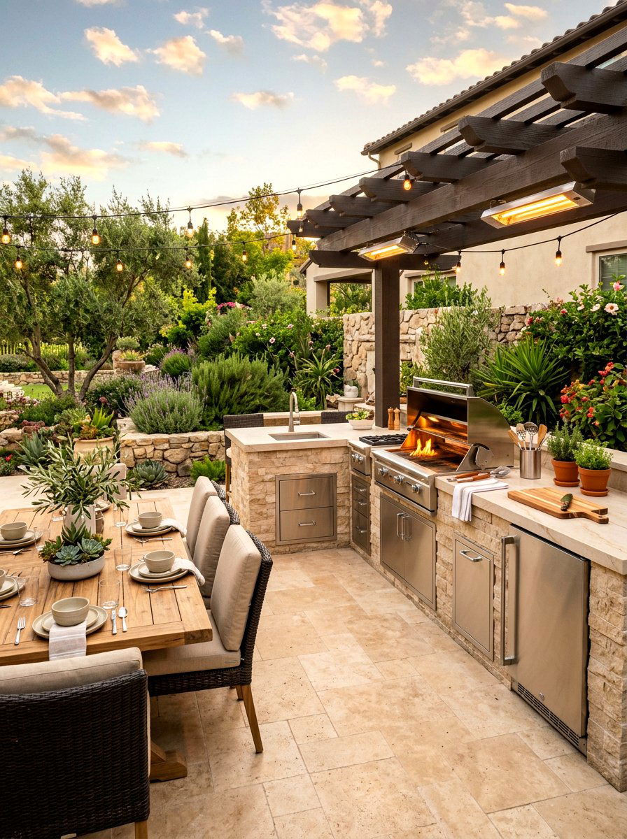 Kitchen Sand Toned Patio - 30 sand toned patio ideas
