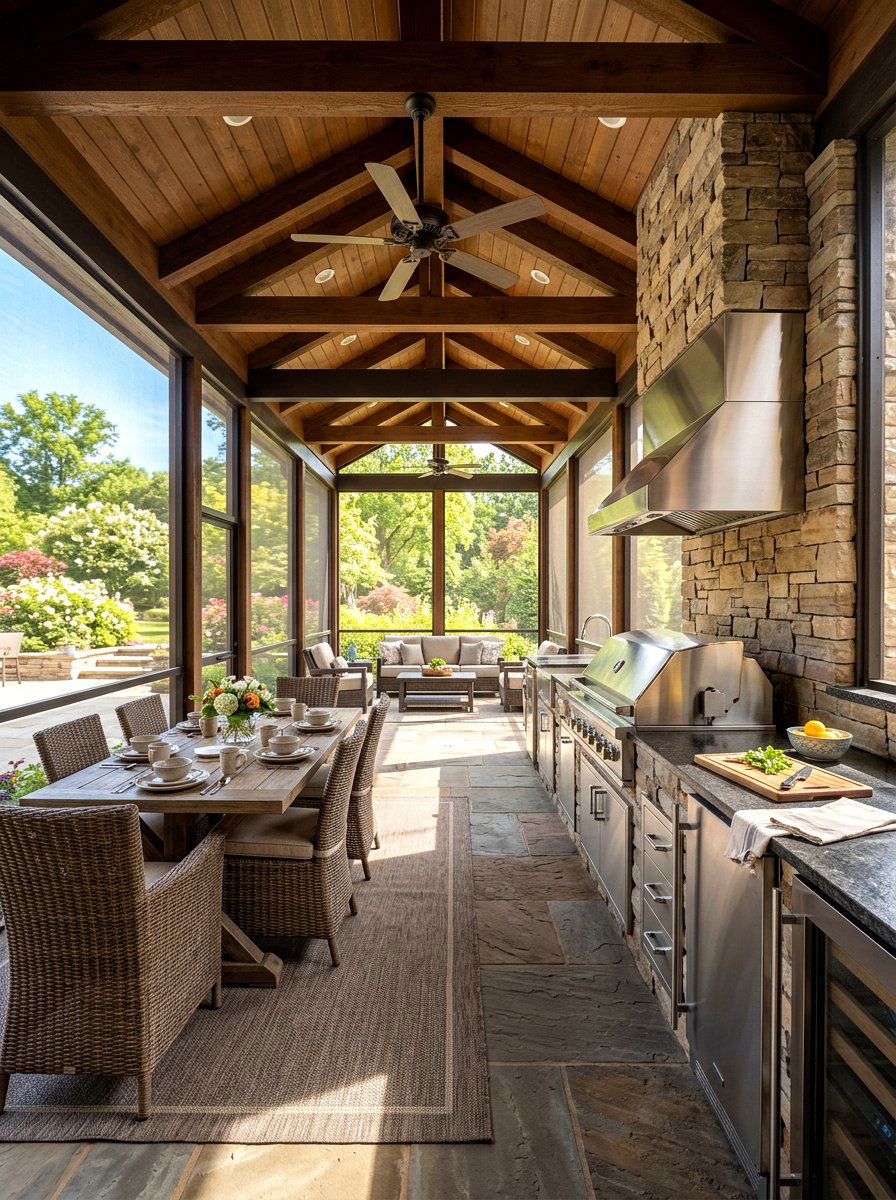 Kitchen Screened Porch - 30 screened porch ideas
