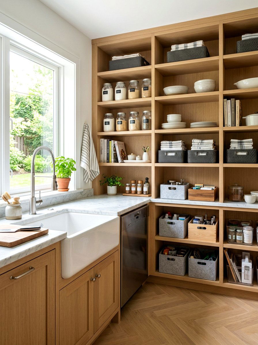Kitchen Scullery - 30 second prep space kitchen ideas