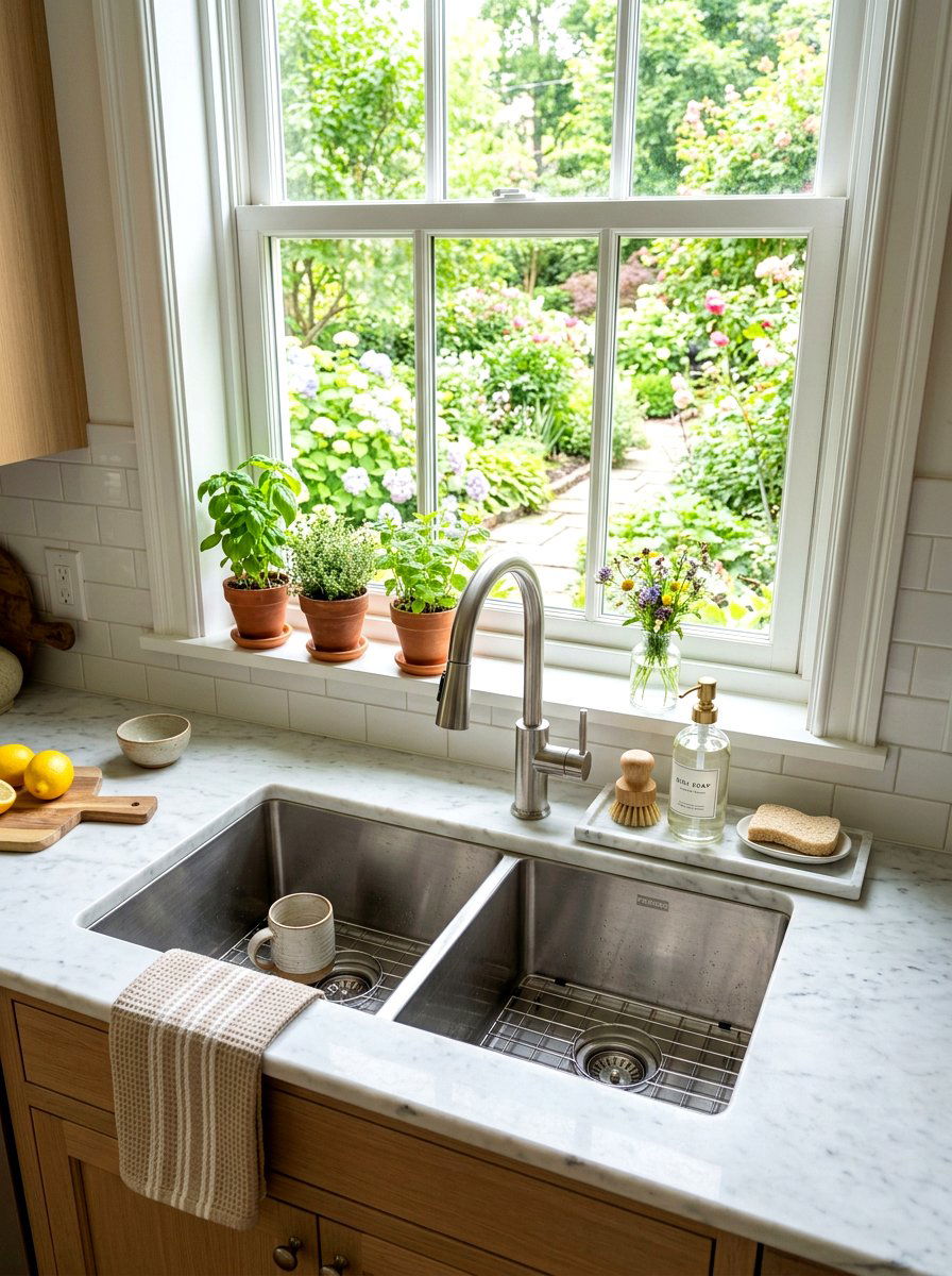 Kitchen Sink Soap Tray - 30 marble tray styling ideas